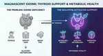 Magnascent Iodine infographic showing benefits for thyroid support, metabolism, energy, and focus